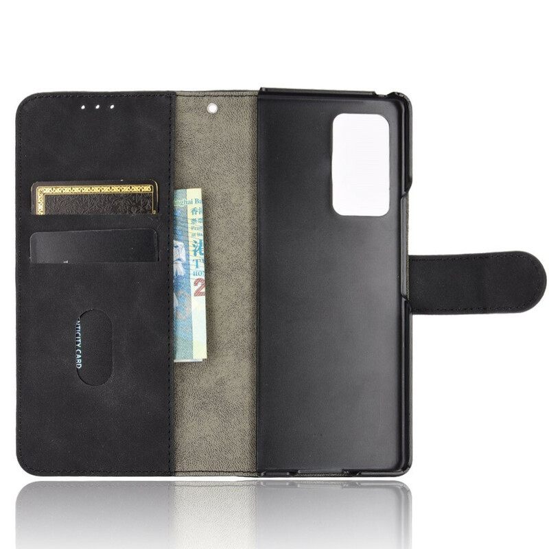 Nahkakuori Samsung Galaxy Z Fold 2 Skin-touch