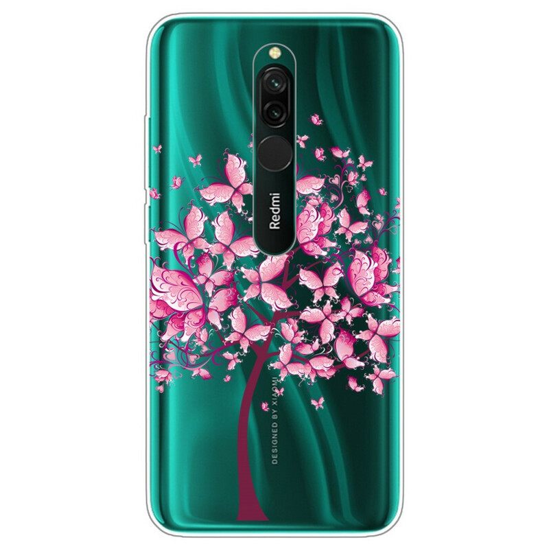 Case Xiaomi Redmi 8 Pink Tree Top