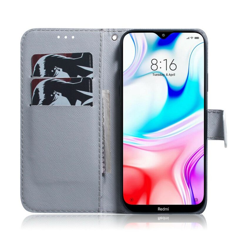 Flip Case Xiaomi Redmi 8 Dreaming Lion