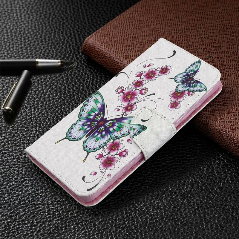 Flip Case Xiaomi Redmi 8 Uskomattomat Perhoset