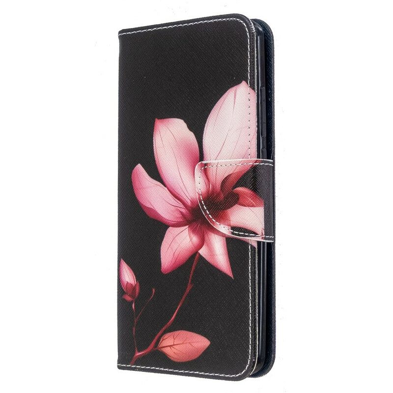 Flip Case Xiaomi Redmi 8 Vaaleanpunainen Kukka