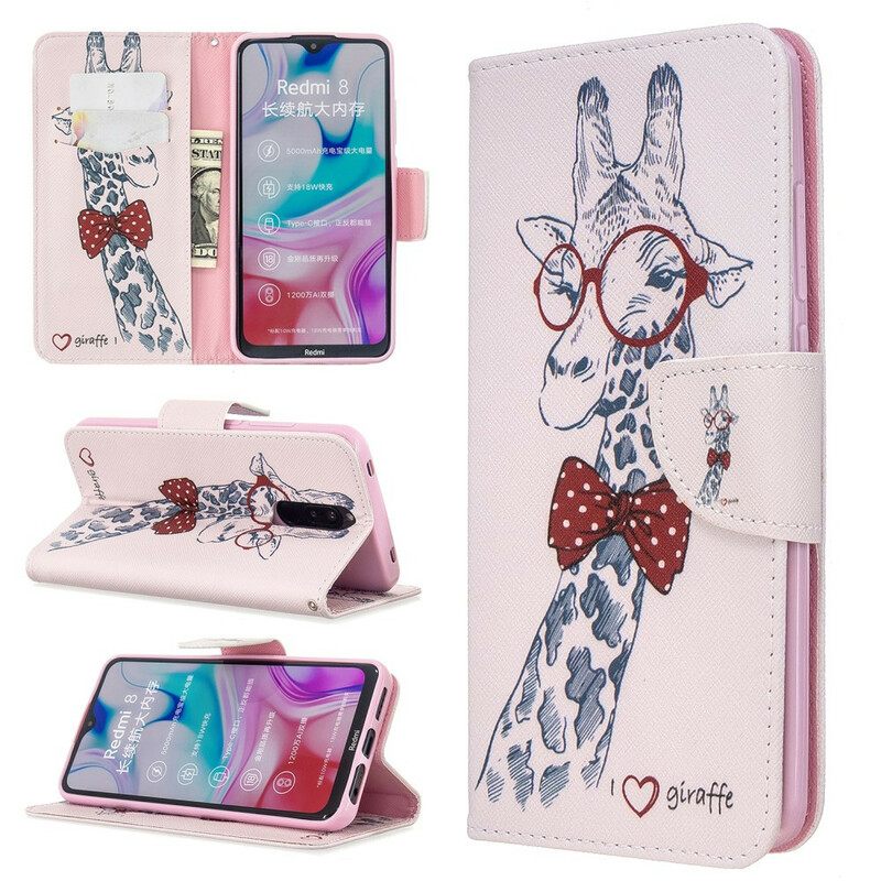 Kotelot Xiaomi Redmi 8 Brainy Giraffe