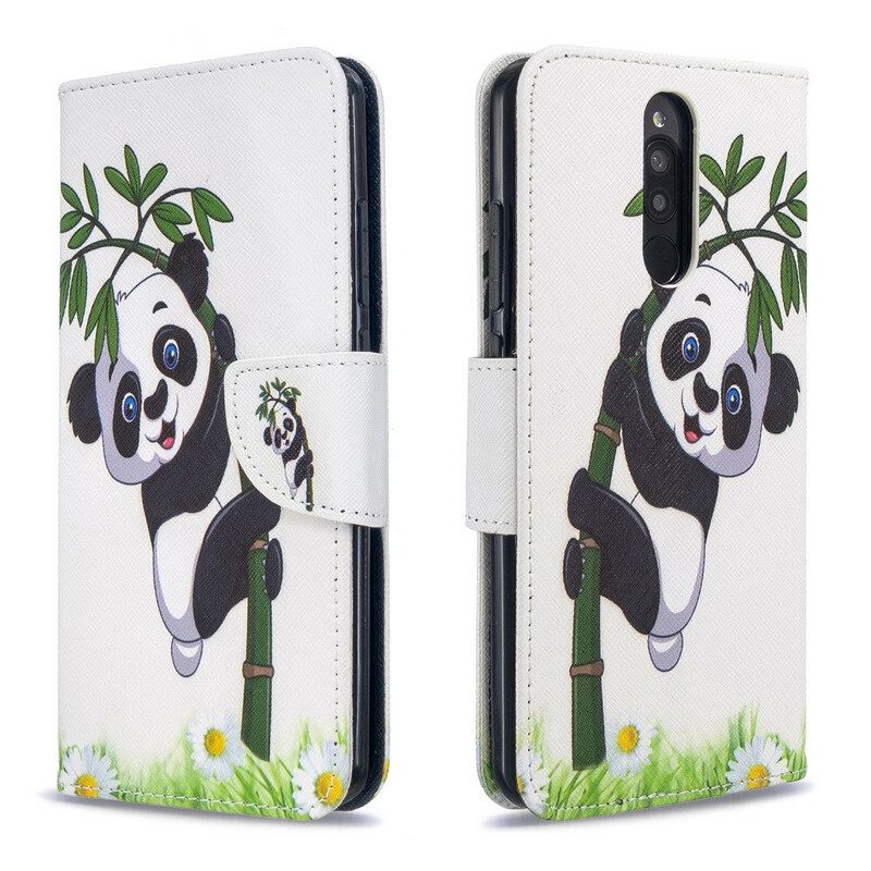 Kotelot Xiaomi Redmi 8 Panda Bamboolla