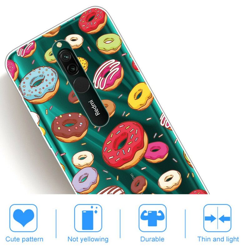 Kuori Xiaomi Redmi 8 Love Donuts