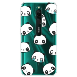 Kuori Xiaomi Redmi 8 Sentimental Pandas