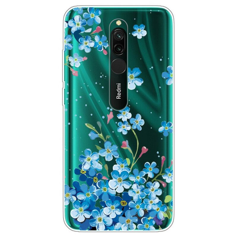 Kuori Xiaomi Redmi 8 Sinikukkakimppu