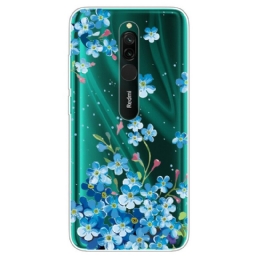 Kuori Xiaomi Redmi 8 Sinikukkakimppu