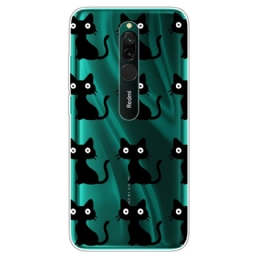 Kuori Xiaomi Redmi 8 Useita Mustia Kissoja