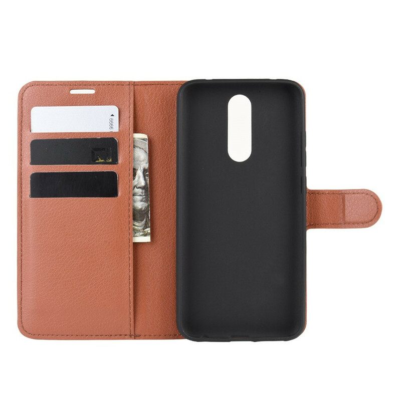 Nahkakotelo Xiaomi Redmi 8 Classic Faux Leather