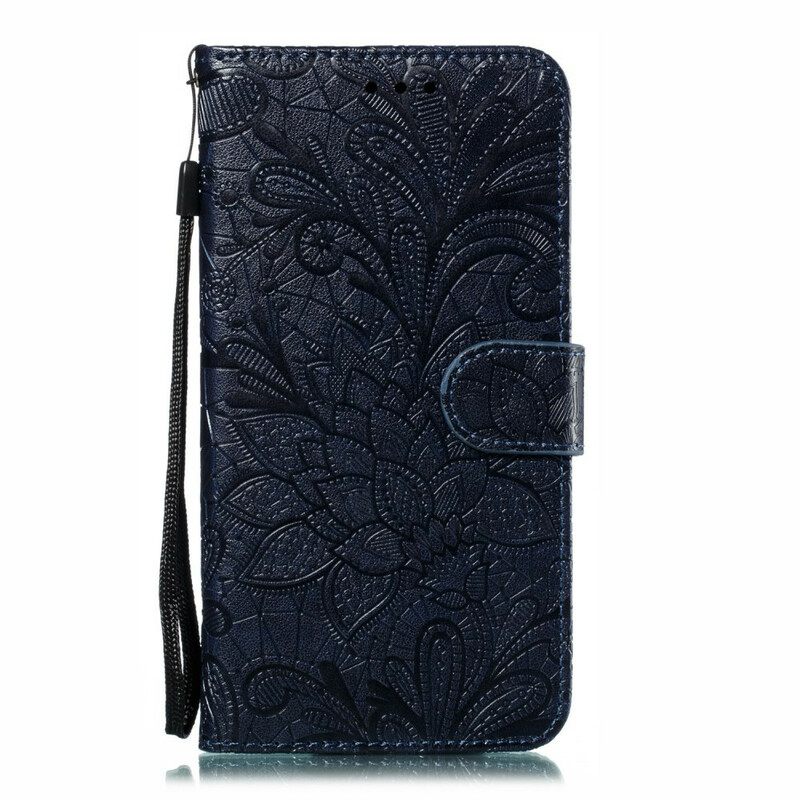 Nahkakotelo Xiaomi Redmi 8 Suojaketju Kuori Tribal Strap Flowers