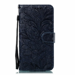 Nahkakotelo Xiaomi Redmi 8 Suojaketju Kuori Tribal Strap Flowers