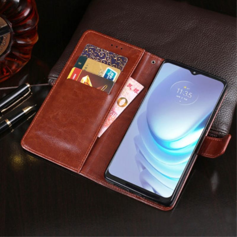 Kotelot Moto G50 Faux Leather Idewei