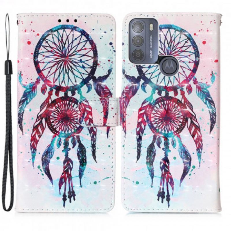 Kotelot Moto G50 Watercolour Dreamcatcher