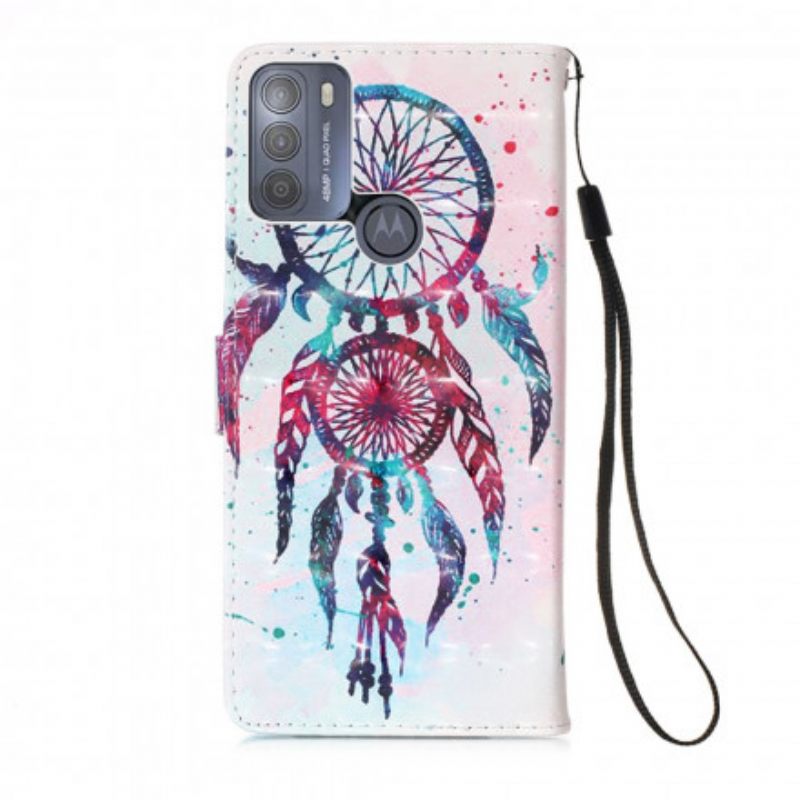 Kotelot Moto G50 Watercolour Dreamcatcher