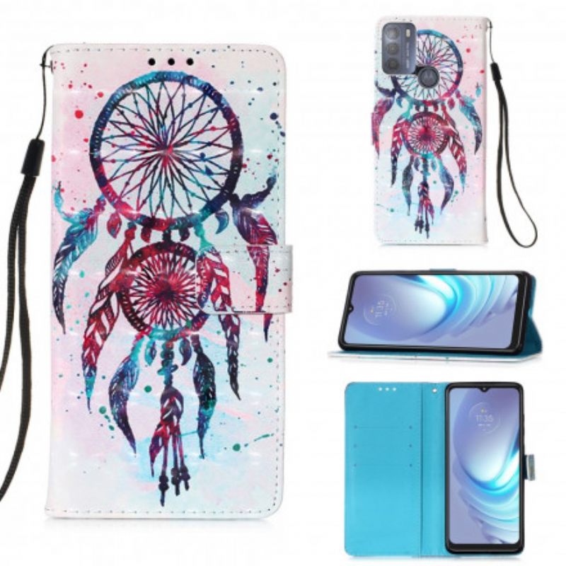 Kotelot Moto G50 Watercolour Dreamcatcher