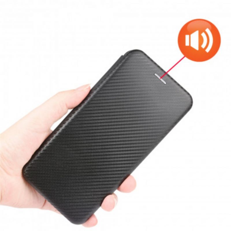 Puhelinkuoret Moto G50 Kotelot Flip Silicone Carbon