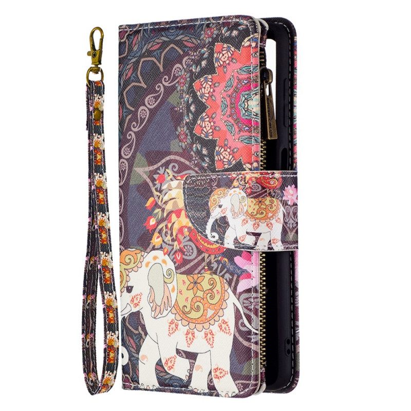 Flip Case Samsung Galaxy M52 5G Hindu Elefantti