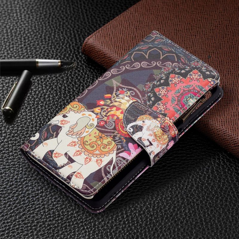 Flip Case Samsung Galaxy M52 5G Hindu Elefantti