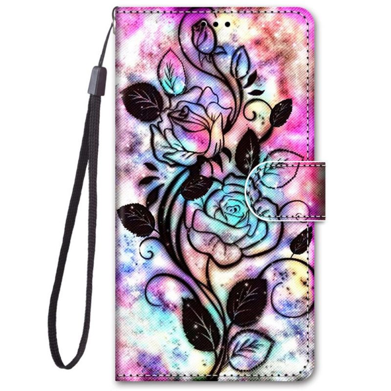 Flip Case Samsung Galaxy M52 5G Psychedelic Rose