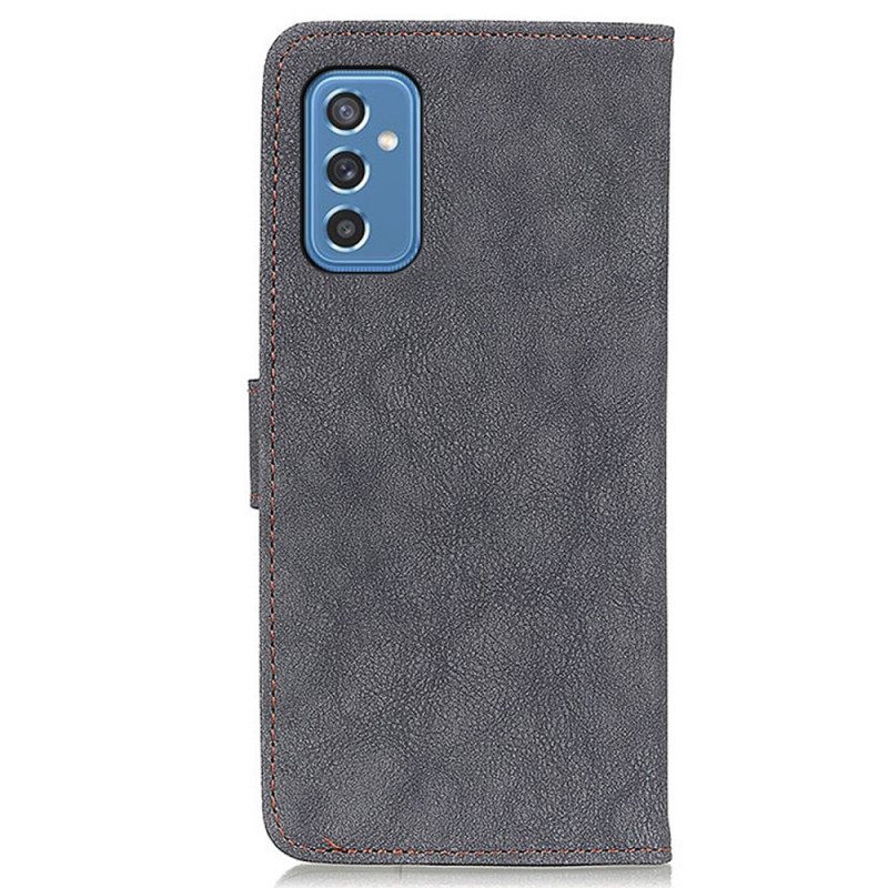 Flip Case Samsung Galaxy M52 5G Retro Haljasnahka Khazneh