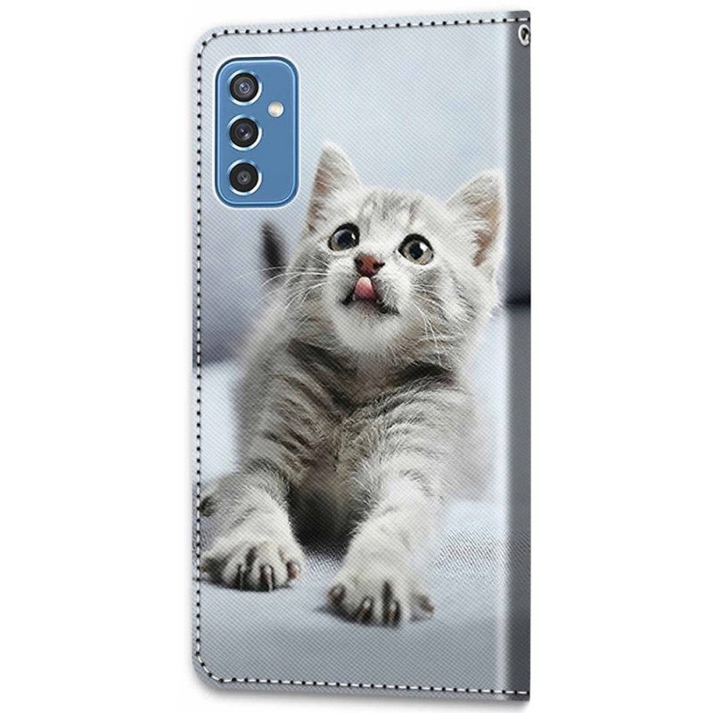 Kotelot Samsung Galaxy M52 5G Astonished Kitten