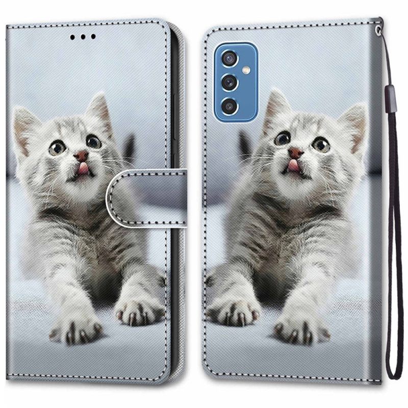 Kotelot Samsung Galaxy M52 5G Astonished Kitten