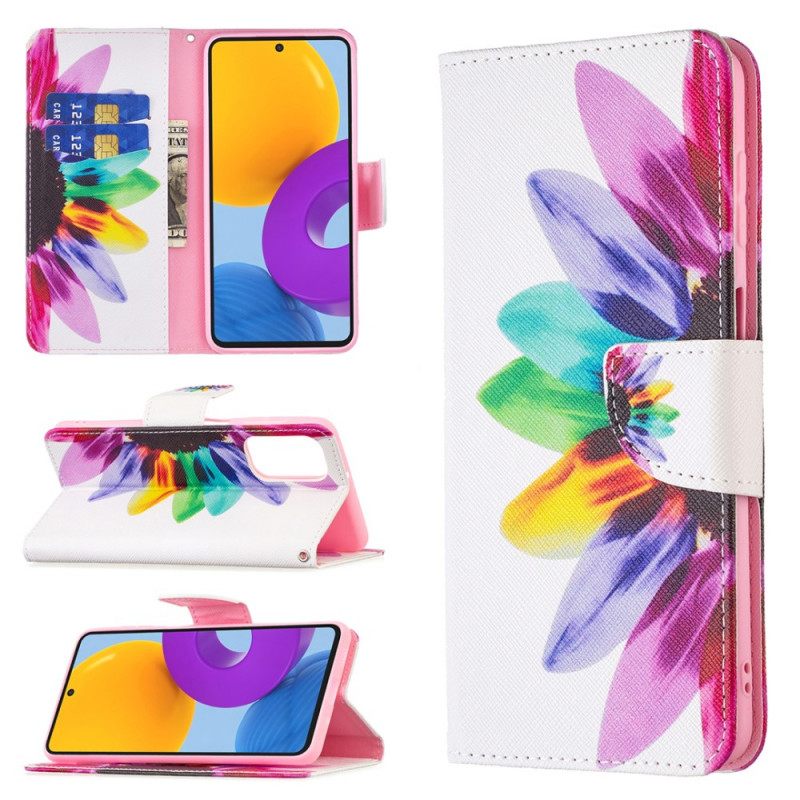 Kotelot Samsung Galaxy M52 5G Flower