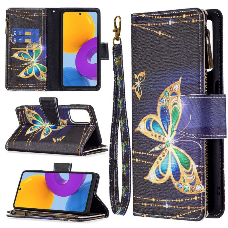 Kotelot Samsung Galaxy M52 5G Glow In The Dark Butterfly