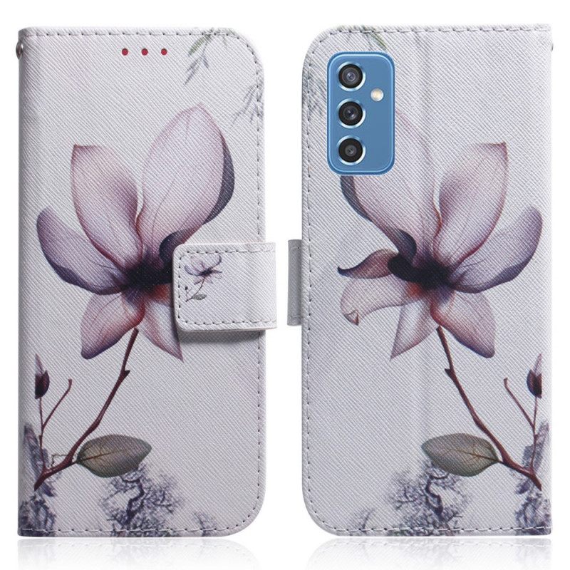 Kotelot Samsung Galaxy M52 5G Mauve Flower