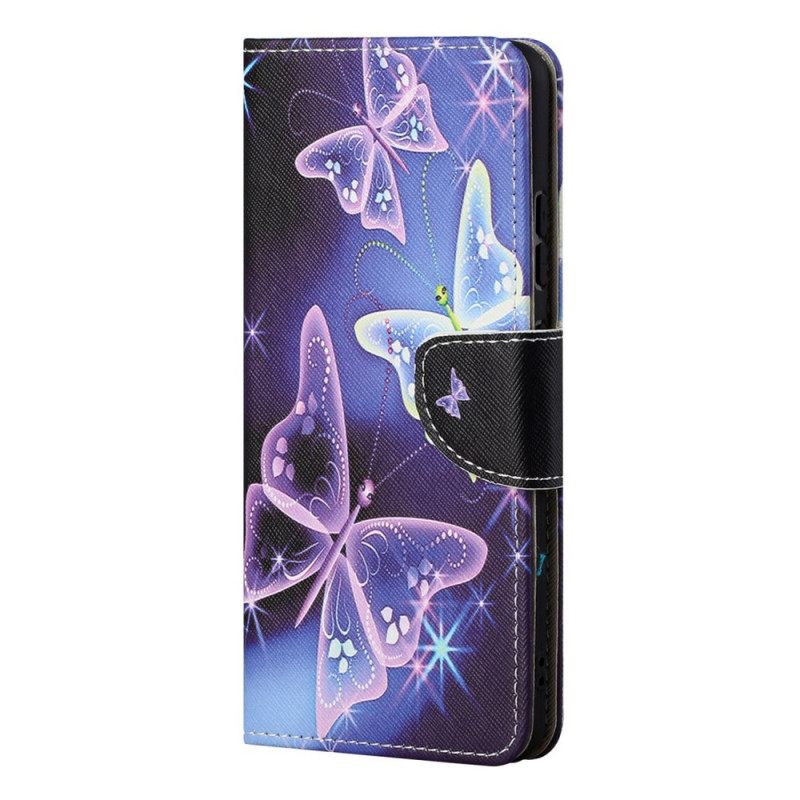 Kotelot Samsung Galaxy M52 5G Modern Butterfly