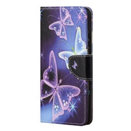 Kotelot Samsung Galaxy M52 5G Modern Butterfly