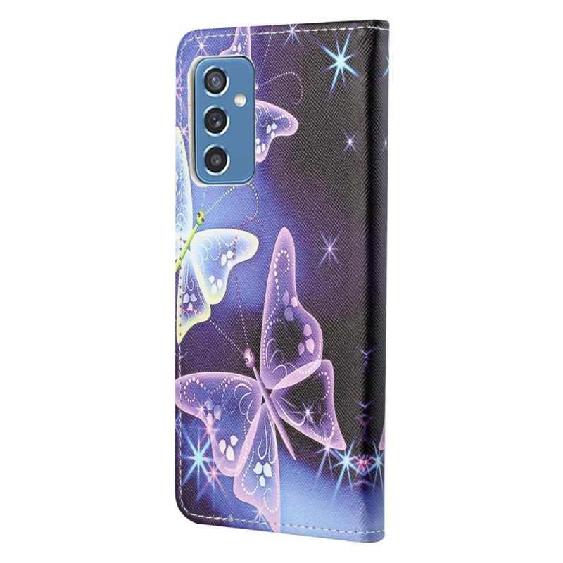 Kotelot Samsung Galaxy M52 5G Modern Butterfly