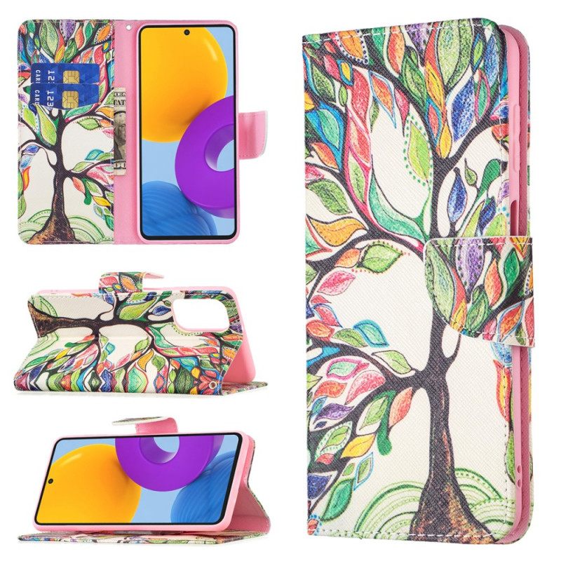 Kotelot Samsung Galaxy M52 5G Rainbow Tree