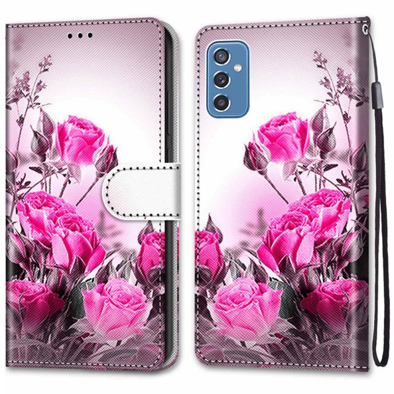 Kotelot Samsung Galaxy M52 5G Sparkling Roses