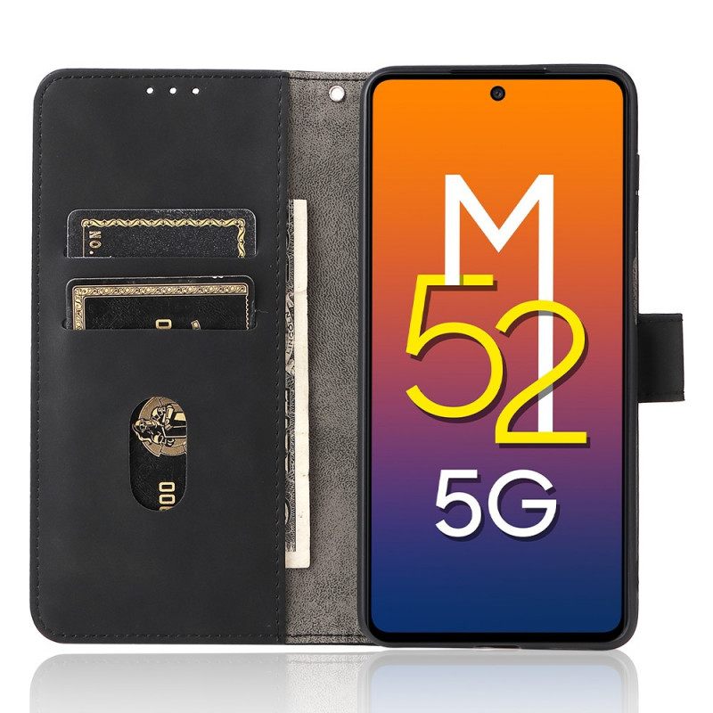 Kotelot Samsung Galaxy M52 5G Suojattu Nahka