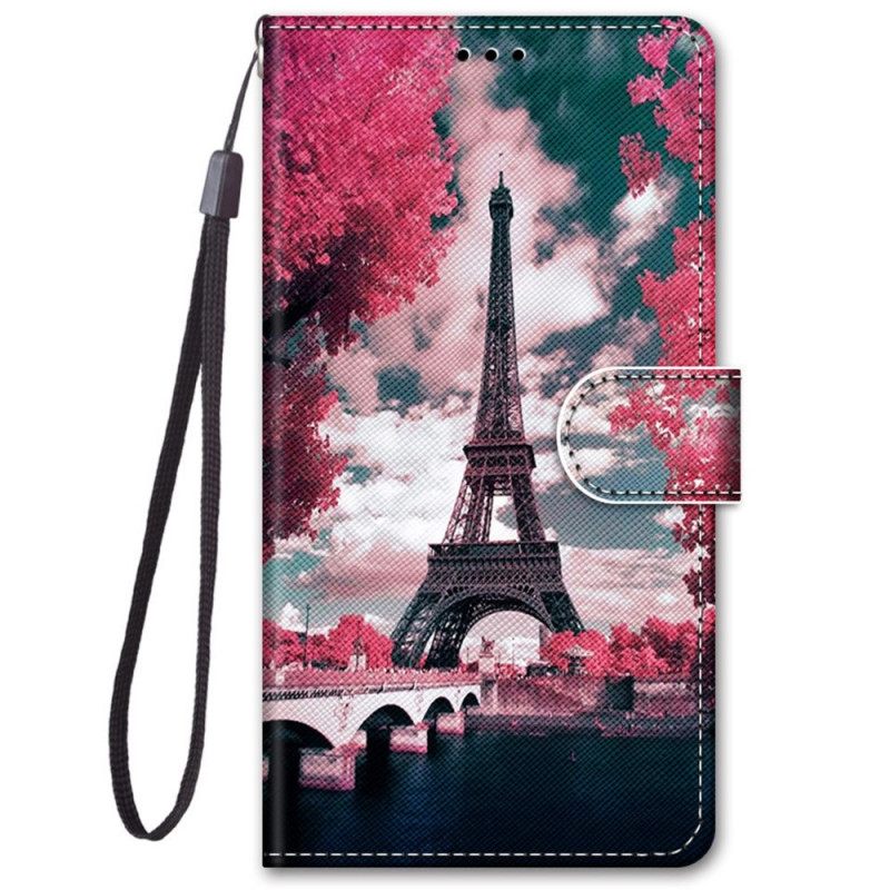 Kotelot Samsung Galaxy M52 5G Twilight Eiffel Tower