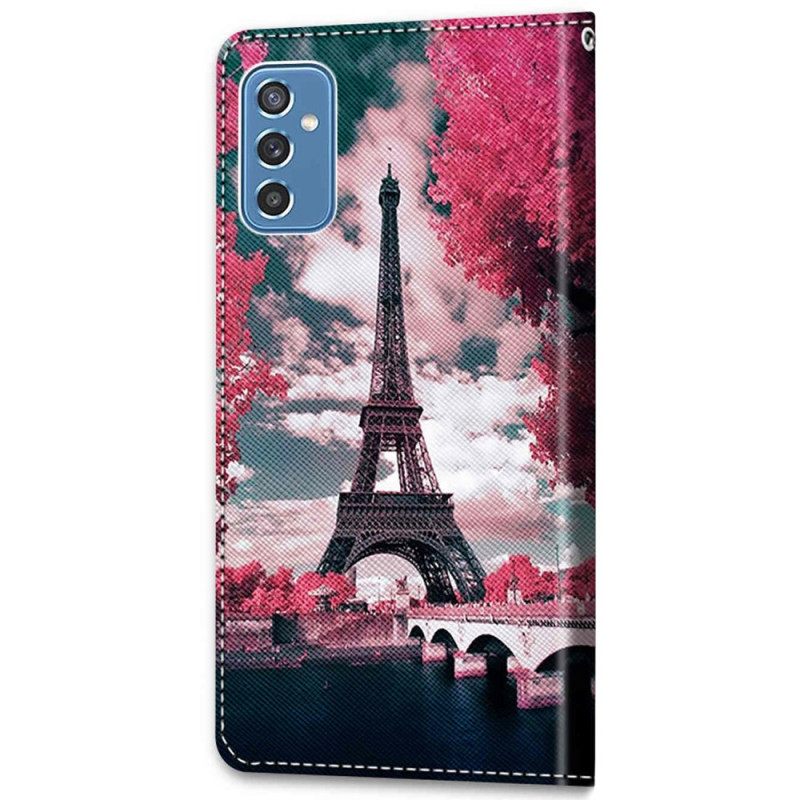 Kotelot Samsung Galaxy M52 5G Twilight Eiffel Tower