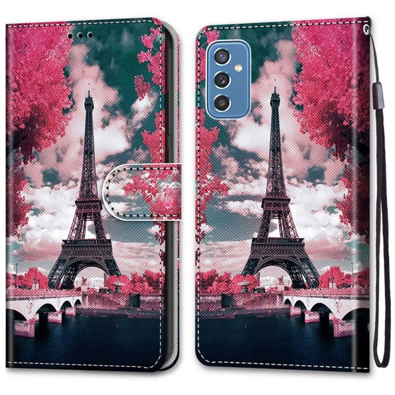 Kotelot Samsung Galaxy M52 5G Twilight Eiffel Tower