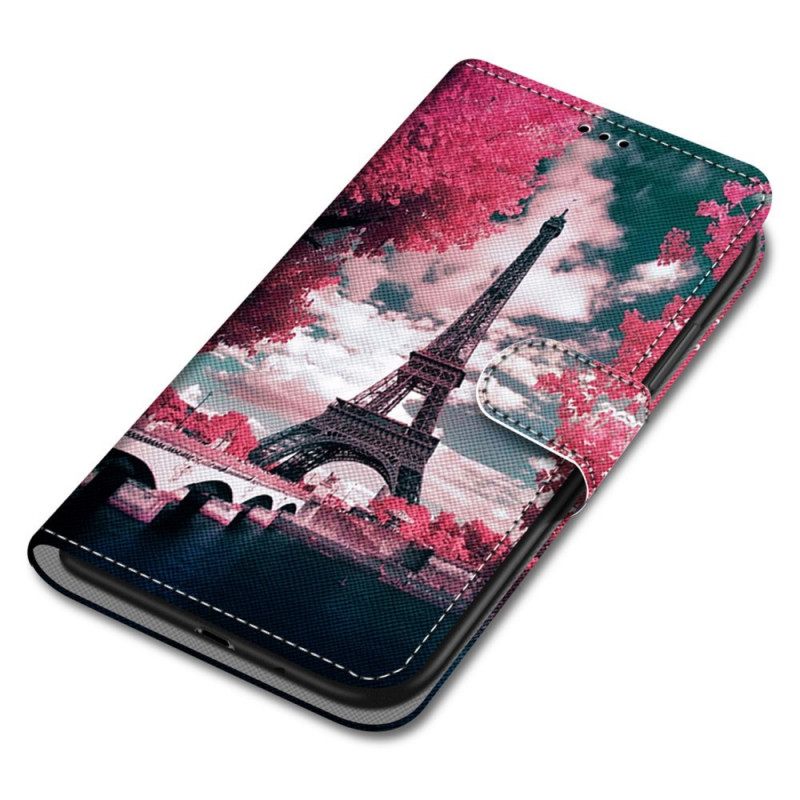 Kotelot Samsung Galaxy M52 5G Twilight Eiffel Tower