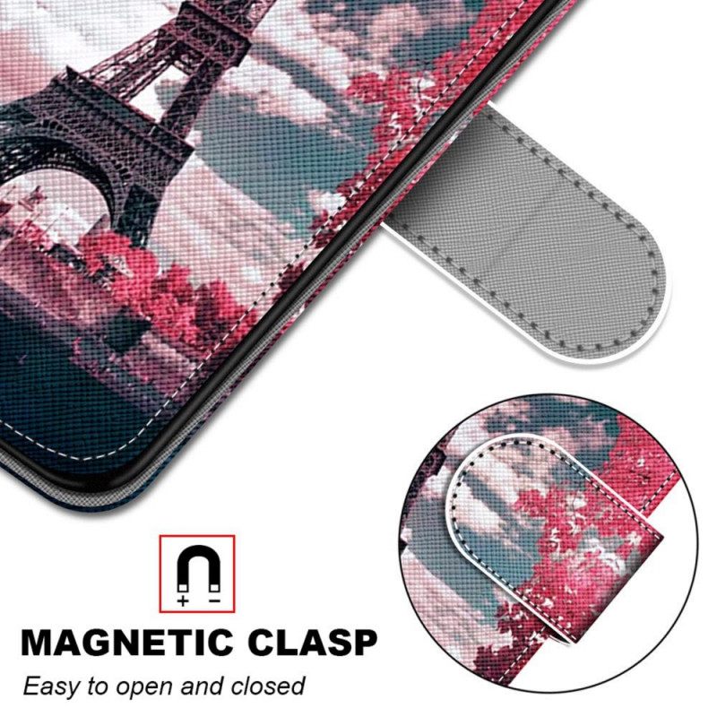 Kotelot Samsung Galaxy M52 5G Twilight Eiffel Tower