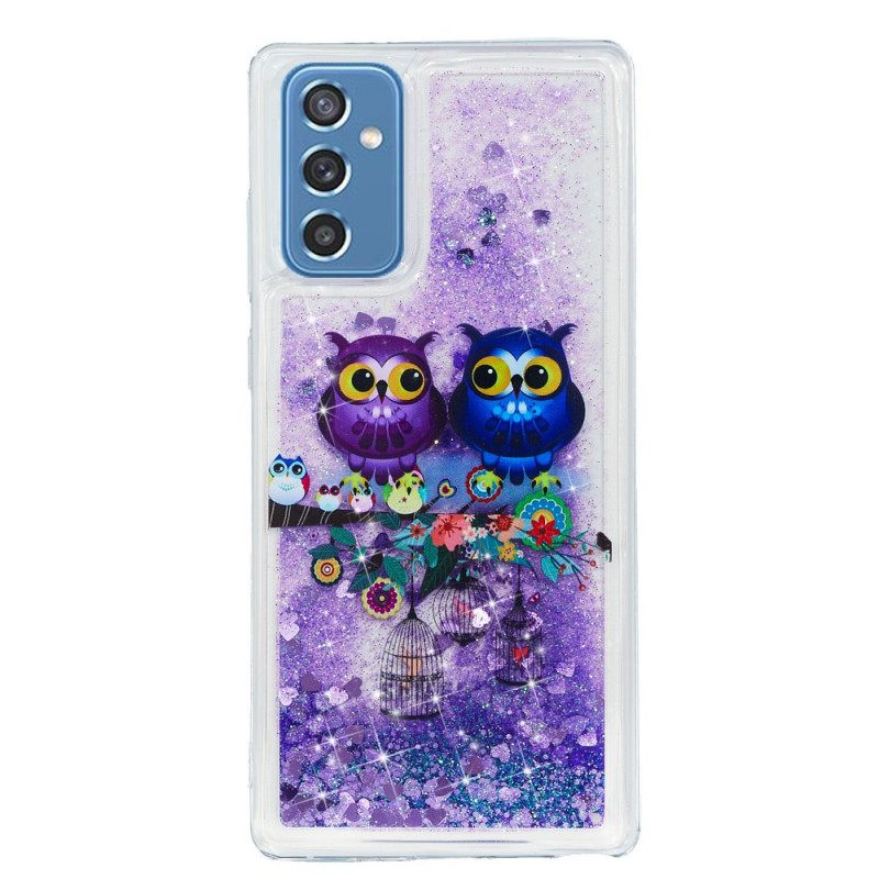 Kuori Samsung Galaxy M52 5G Purppurapöllöpari