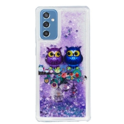 Kuori Samsung Galaxy M52 5G Purppurapöllöpari