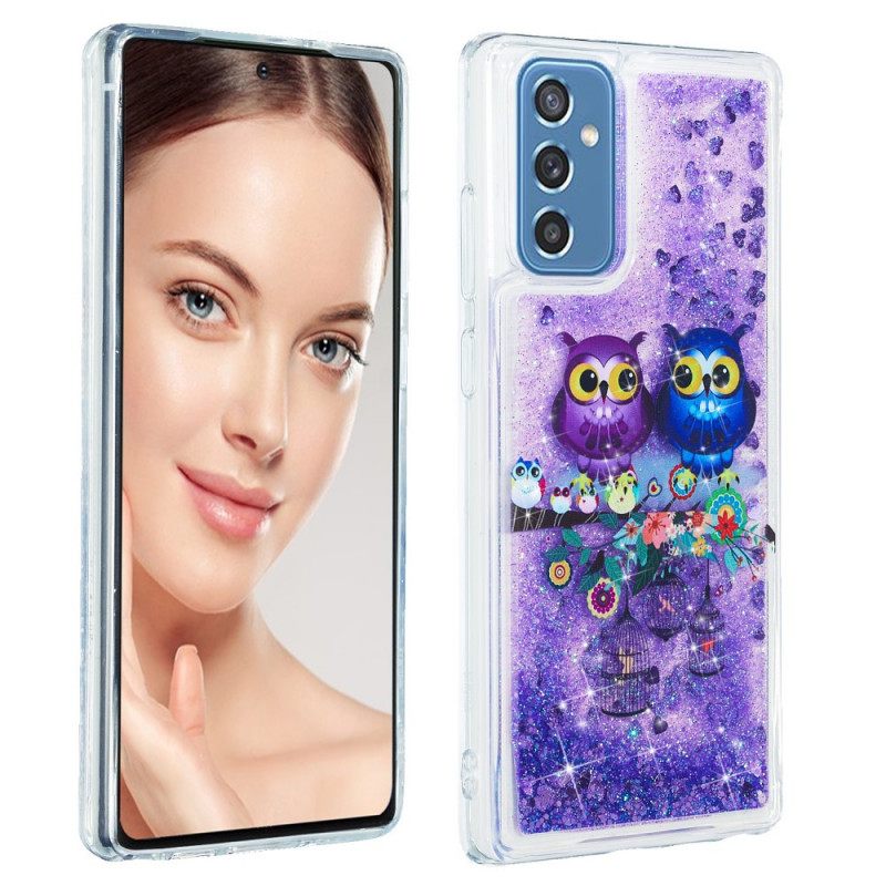 Kuori Samsung Galaxy M52 5G Purppurapöllöpari