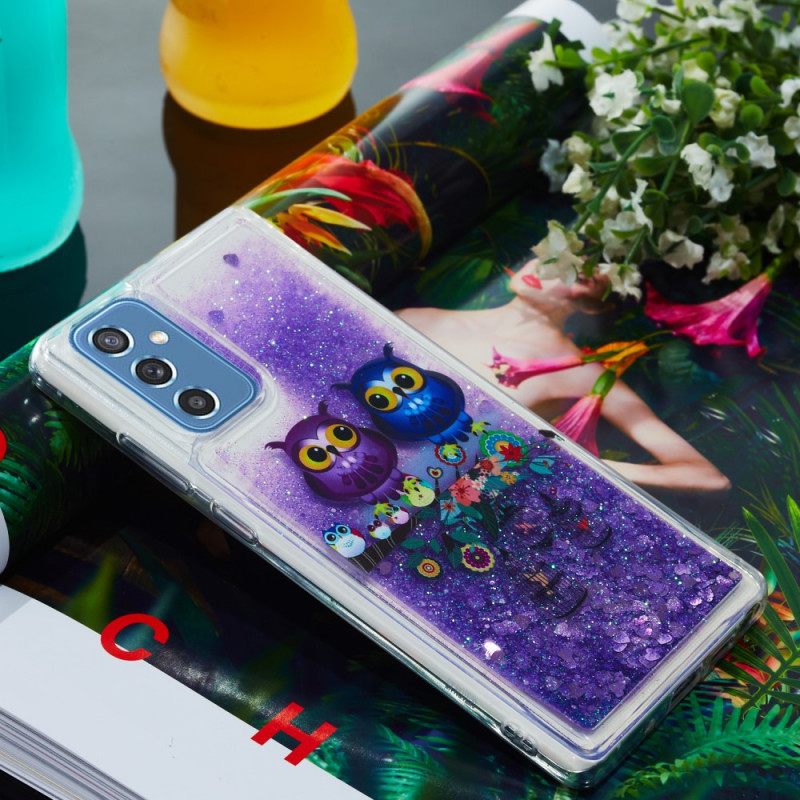 Kuori Samsung Galaxy M52 5G Purppurapöllöpari