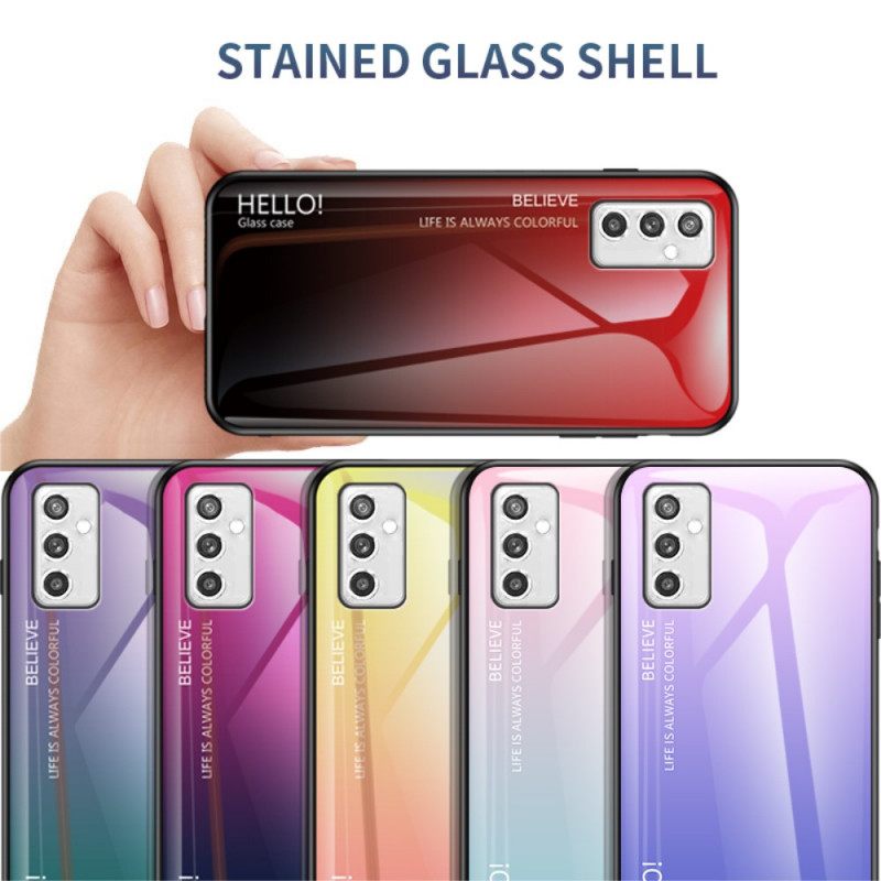 Kuori Samsung Galaxy M52 5G Tempered Glass Hei