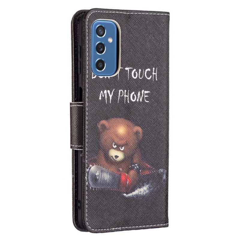 Nahkakotelo Samsung Galaxy M52 5G Machiavellian Bear