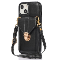 Case iPhone 14 Lompakkokuori Crossbody Lompakko