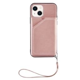 Case iPhone 14 Suojaketju Kuori Lanyard Kortin Haltija