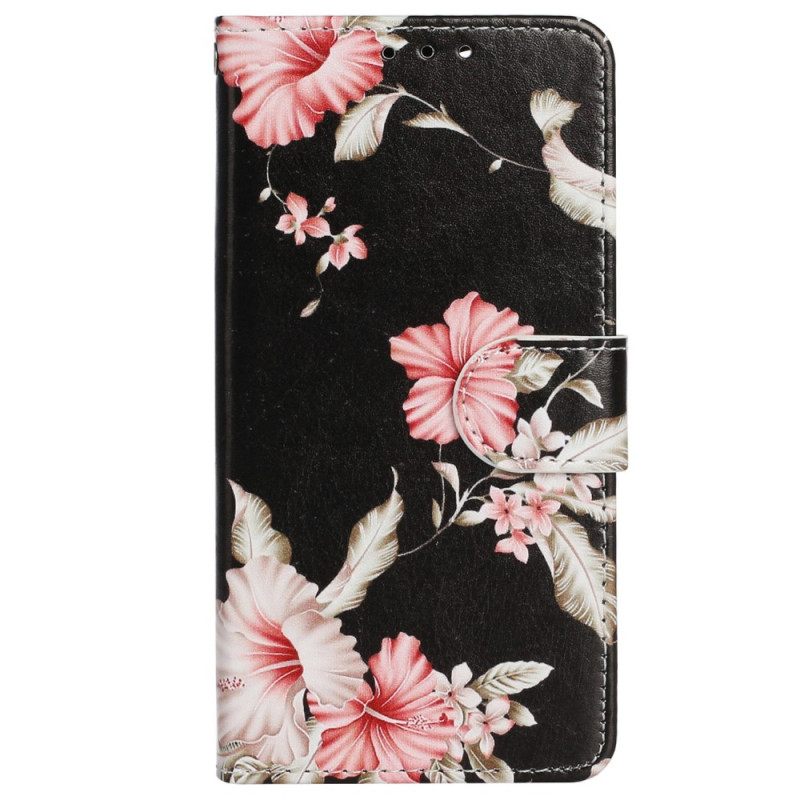 Flip Case iPhone 14 Flowers