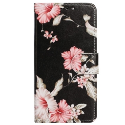 Flip Case iPhone 14 Flowers